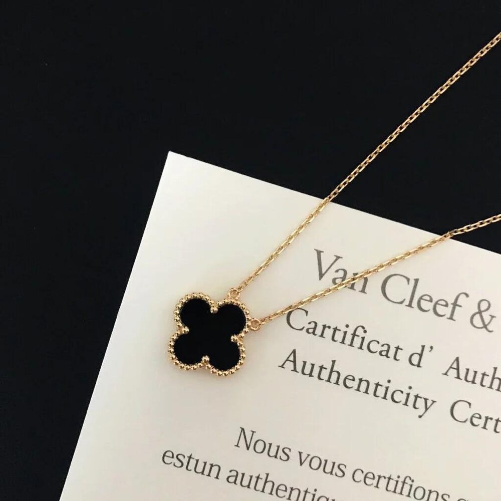 Van Cleef & Arpels Black Onyx Necklace